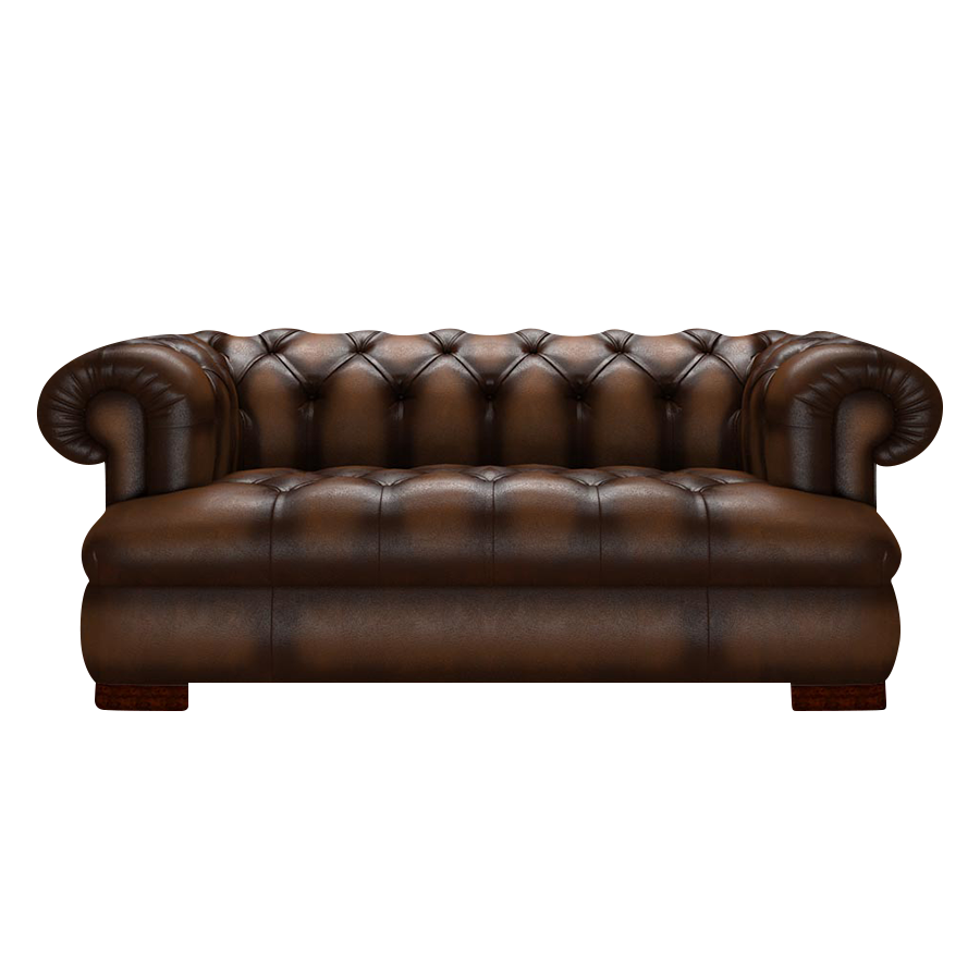 Drake 2-Sits Chesterfield Soffa – Antique Autumn Tan