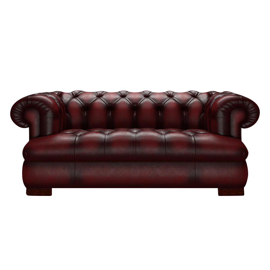 Drake 2-Sits Chesterfield Soffa – Antique Red