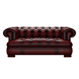 Drake 2-Sits Chesterfield Soffa – Antique Red