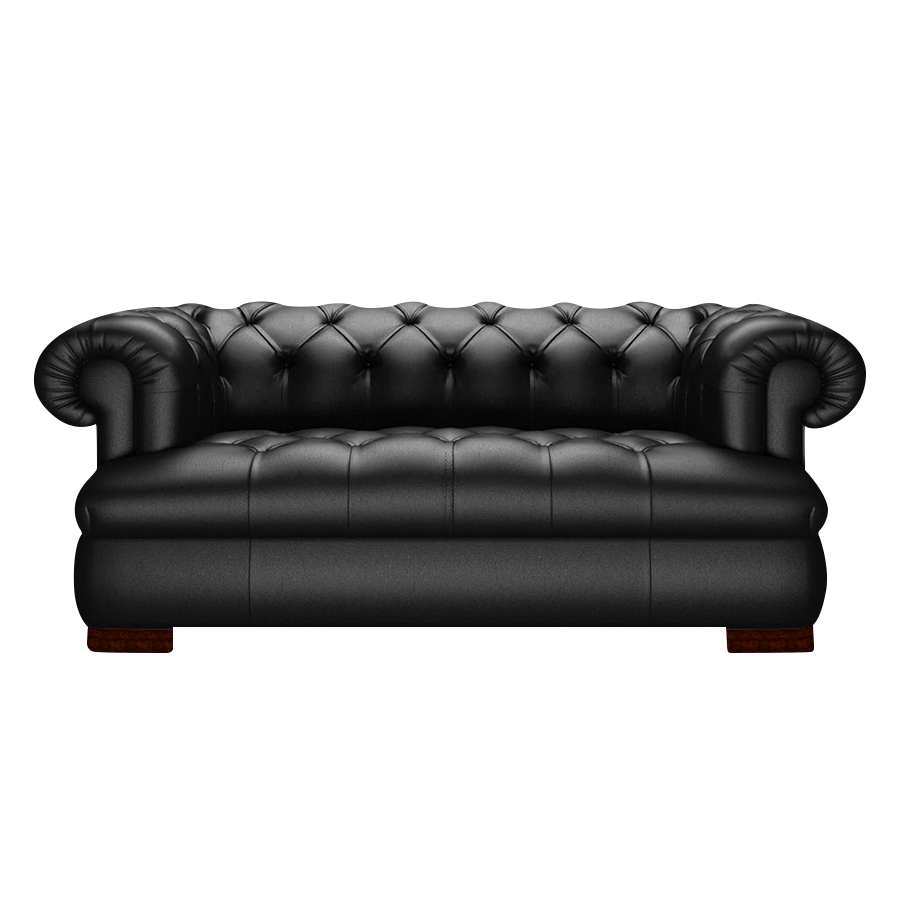 Drake 2-Sits Chesterfield Soffa – Birch Black