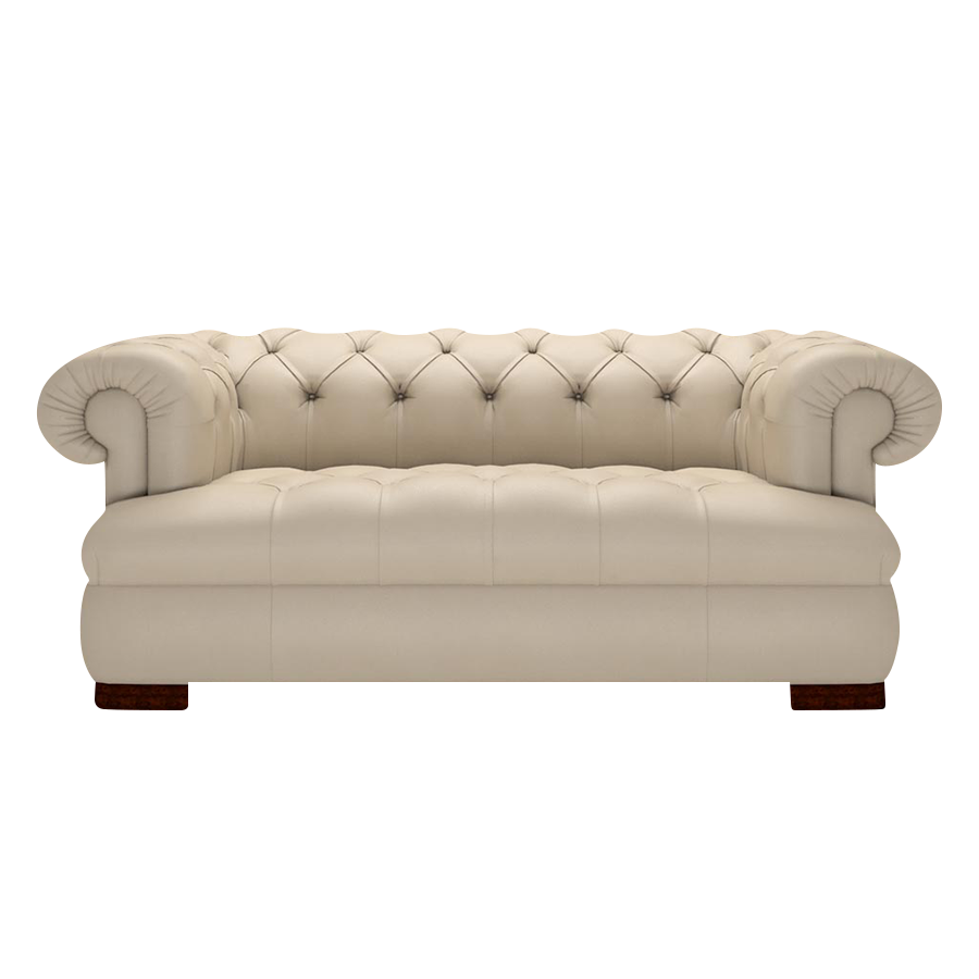 Drake 2-Sits Chesterfield Soffa – Birch Blush Beige