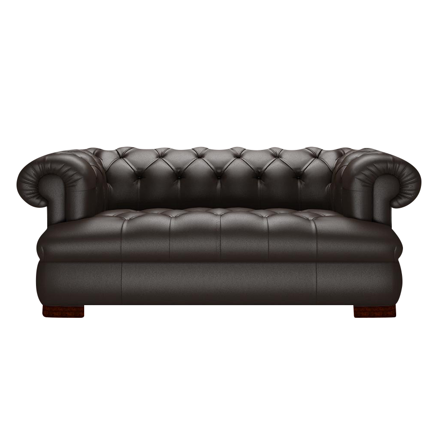 Drake 2-Sits Chesterfield Soffa – Birch Brown
