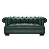 Drake 2-Sits Chesterfield Soffa – Birch Forest Green