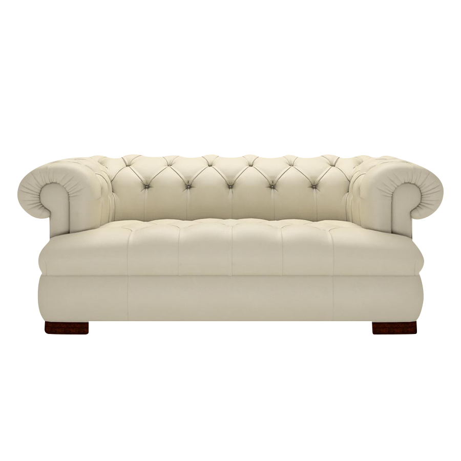 Drake 2-Sits Chesterfield Soffa – Birch Ivory