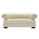 Drake 2-Sits Chesterfield Soffa – Birch Ivory