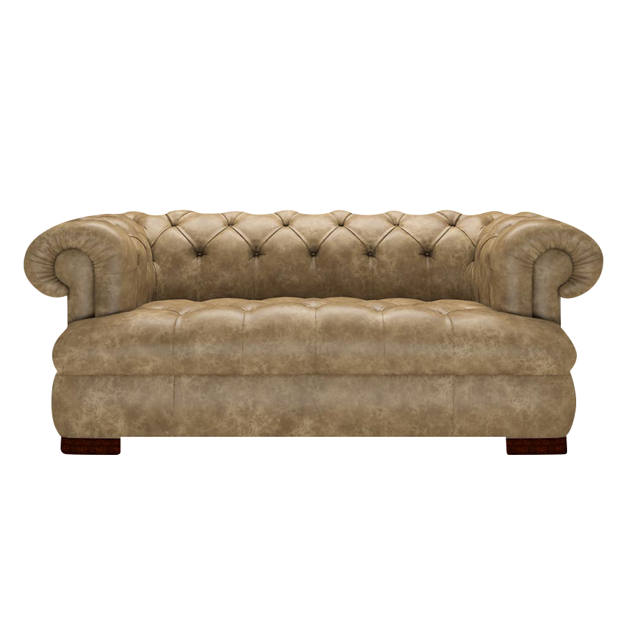 Drake 2-Sits Chesterfield Soffa – Etna Beige