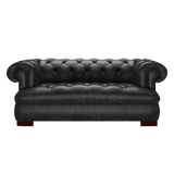 Drake 2-Sits Chesterfield Soffa – Etna Black
