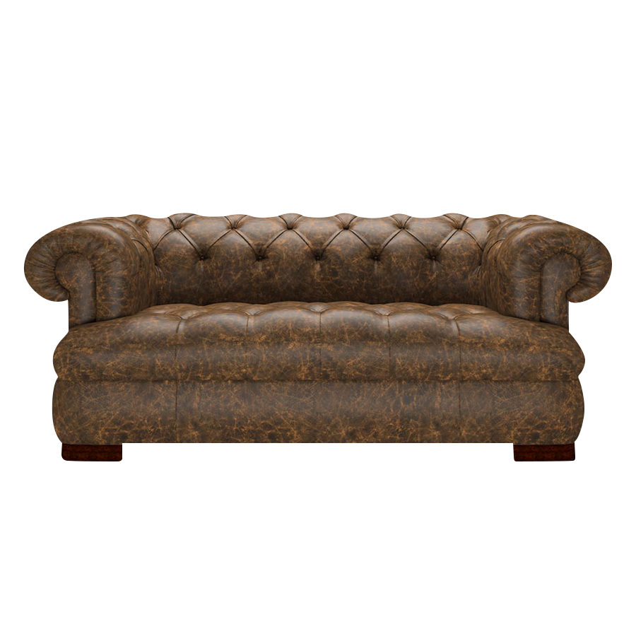 Drake 2-Sits Chesterfield Soffa – Etna Brandy