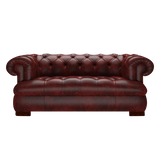 Drake 2-Sits Chesterfield Soffa – Etna Red