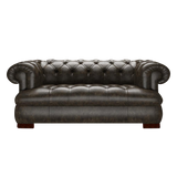 Drake 2-Sits Chesterfield Soffa – Old English Alga