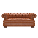 Drake 2-Sits Chesterfield Soffa – Old English Bruciato