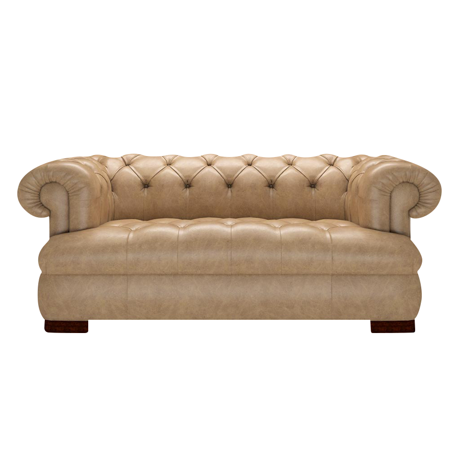 Drake 2-Sits Chesterfield Soffa – Old English Parchment