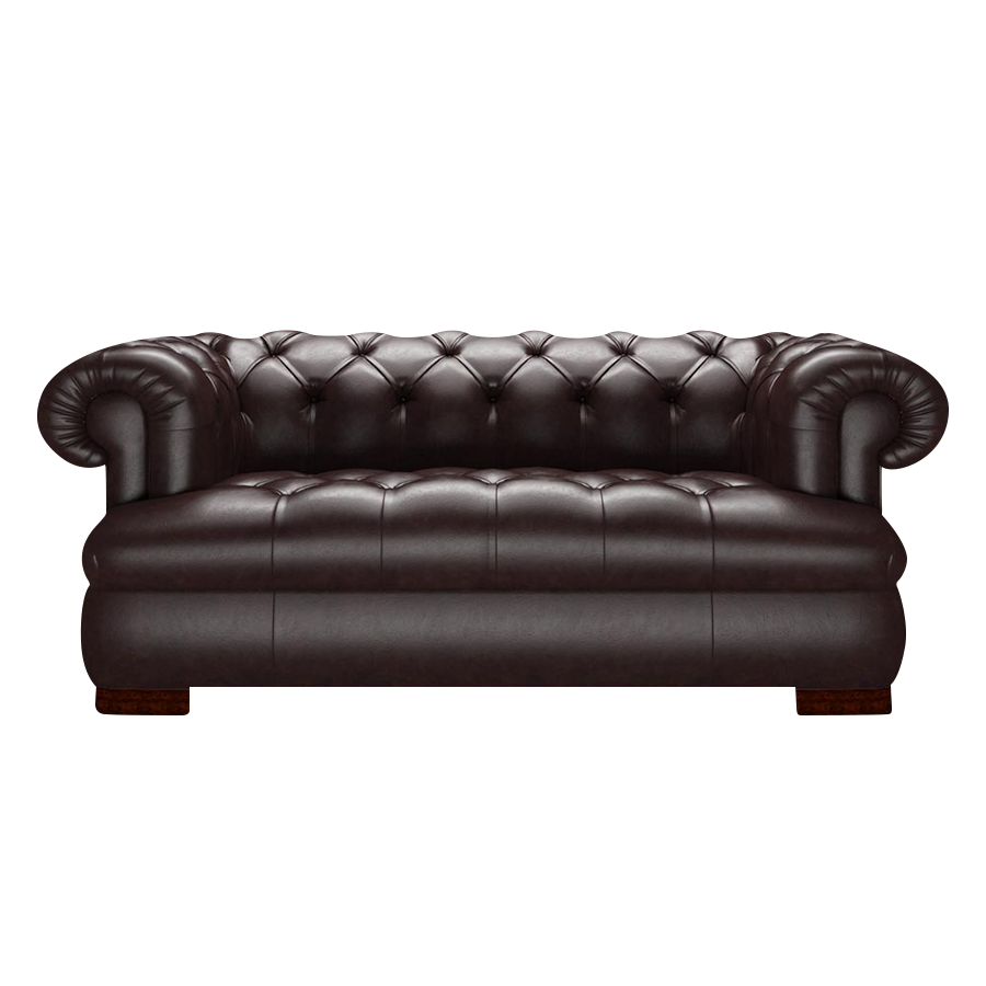 Drake 2-Sits Chesterfield Soffa – Old English Smoke