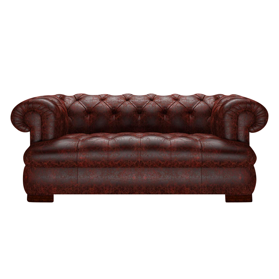 Drake 2-Sits Chesterfield Soffa – Tudor Oxblood