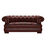 Drake 2-Sits Chesterfield Soffa – Tudor Oxblood