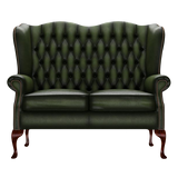 Gladstone 2-Seater Chesterfield Sofa Antique Green
