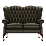 Gladstone 2-Seater Chesterfield Sofa Antique Olive