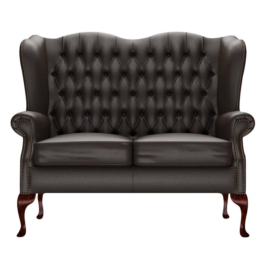 Gladstone 2-Seater Chesterfield Sofa Birch Brown