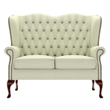 Gladstone 2-Seater Chesterfield Sofa Birch Cream