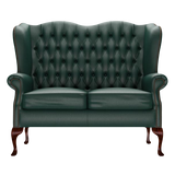 Gladstone 2-Seater Chesterfield Sofa Birch Forest Green