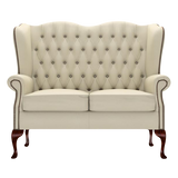 Gladstone 2-Seater Chesterfield Sofa Birch Ivory