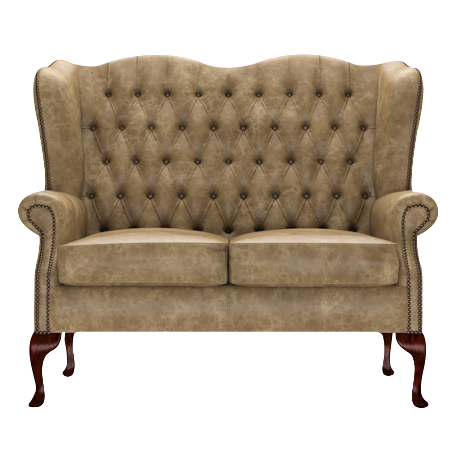 Gladstone 2-Seater Chesterfield Sofa Etna Beige