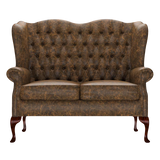 Gladstone 2-Seater Chesterfield Sofa Etna Brandy