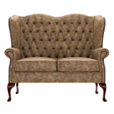 Gladstone 2-Seater Chesterfield Sofa Etna Camel