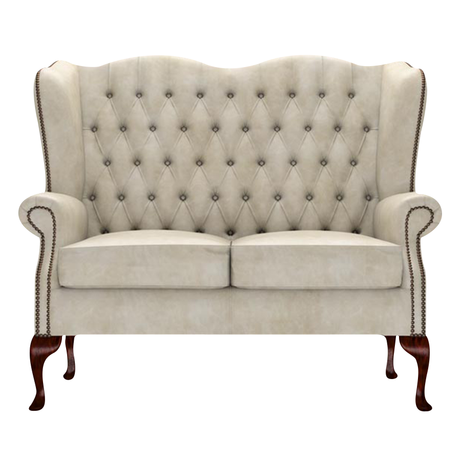 Gladstone 2-Seater Chesterfield Sofa Etna Cream