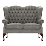 Gladstone 2-Seater Chesterfield Sofa Etna Grey