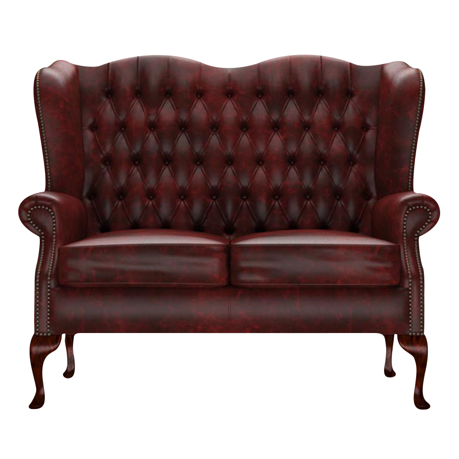Gladstone 2-Seater Chesterfield Sofa Etna Red