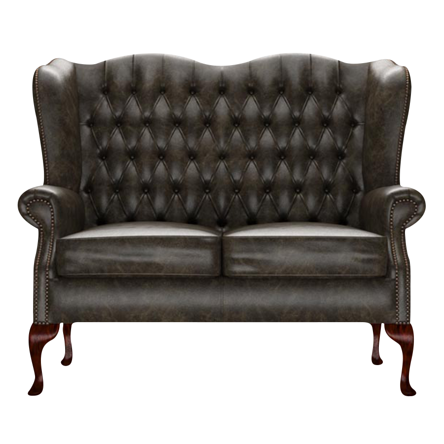 Gladstone 2-Seater Chesterfield Sofa Old English Alga