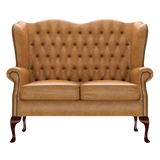 Gladstone 2-Seater Chesterfield Sofa Old English Buckskin