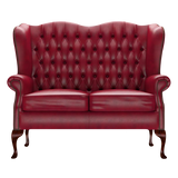 Gladstone 2-Seater Chesterfield Sofa Old English Gamay
