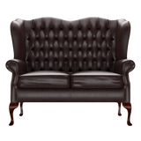 Gladstone 2-Seater Chesterfield Sofa Old English Smoke