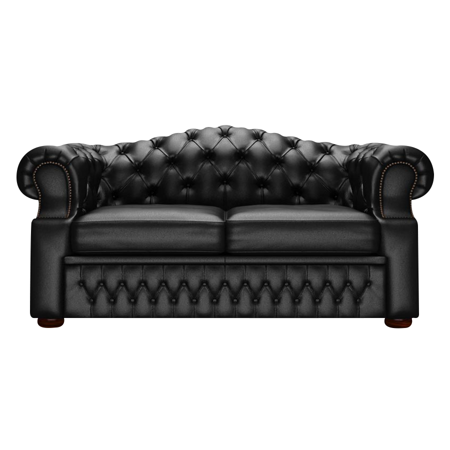 Lawrence 2-istuttava Chesterfield-sohva Birch Black