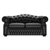 Lawrence 2-istuttava Chesterfield-sohva Birch Black
