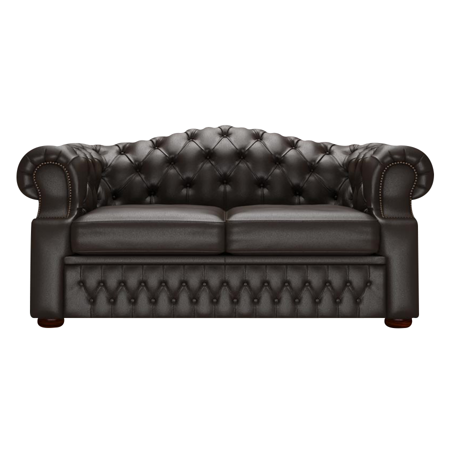Lawrence 2-istuttava Chesterfield-sohva Birch Brown