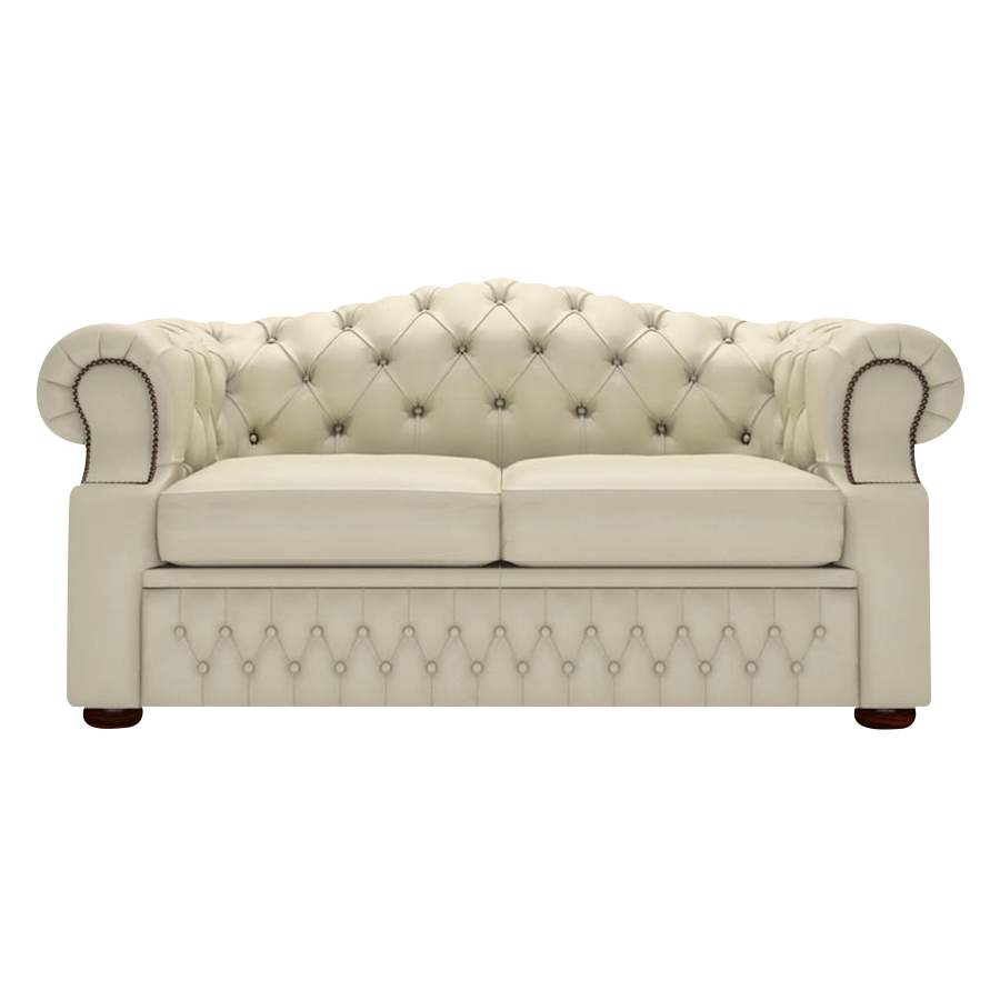 Lawrence 2-istuttava Chesterfield-sohva Birch Ivory