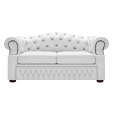 Lawrence 2-istuttava Chesterfield-sohva Birch White