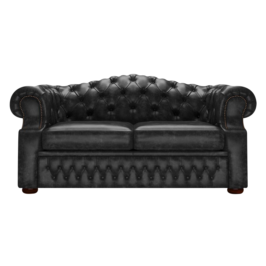 Lawrence 2-istuttava Chesterfield-sohva Etna Black