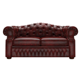Lawrence 2-istuttava Chesterfield-sohva Etna Red