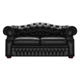 Lawrence 2-istuttava Chesterfield-sohva Old English Black