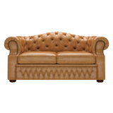 Lawrence 2-istuttava Chesterfield-sohva Old English Buckskin