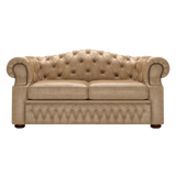 Lawrence 2-istuttava Chesterfield-sohva Old English Parchment