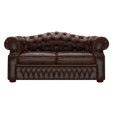 Lawrence 2-istuttava Chesterfield-sohva Tudor Mahogany