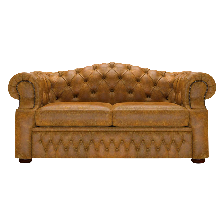Lawrence 2-istuttava Chesterfield-sohva Tudor Mustard