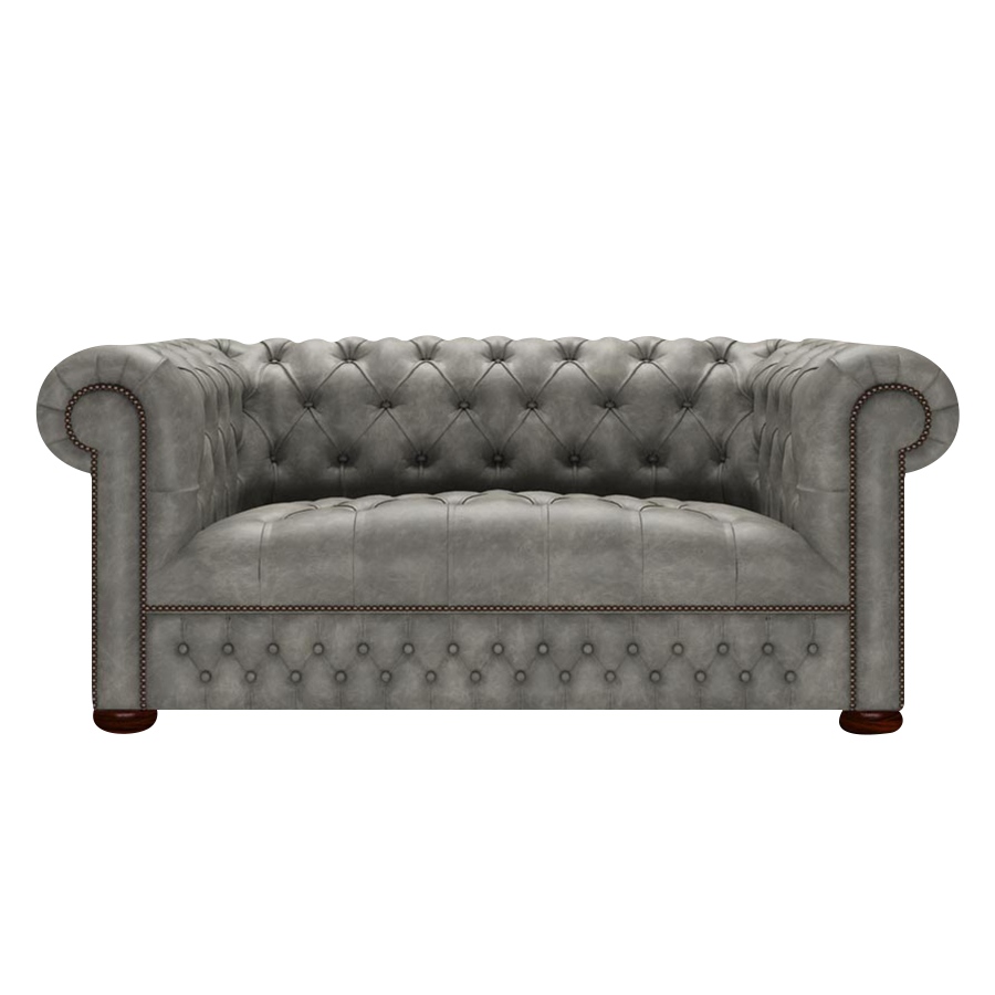 Linwood 2-Sitzer Chesterfield Sofa Etna Grey