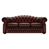 Lawrence 3-Sitzer Chesterfield Sofa Antique Chestnut
