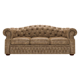 Lawrence 3-Sitzer Chesterfield Sofa Etna Camel
